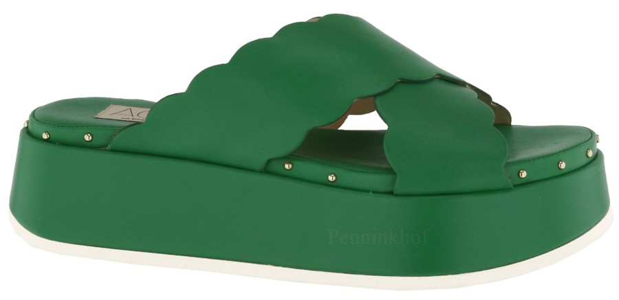 Schoenen AGL  | Agl Noa D656048Pisofty0236 Sandalen Groen